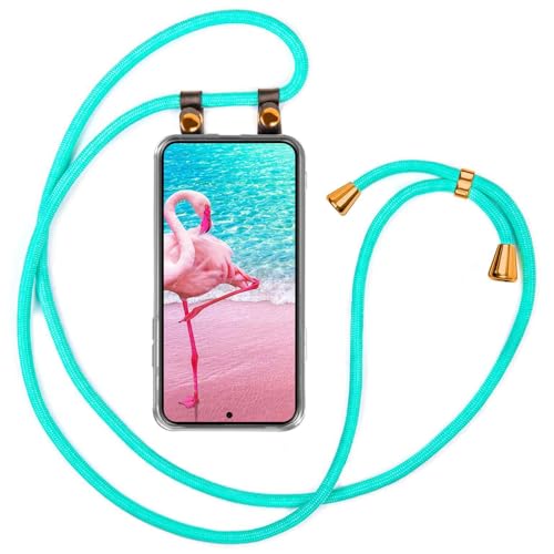Chaîne de téléphone pour Samsung Galaxy S25 FE cordon amovible turquoise