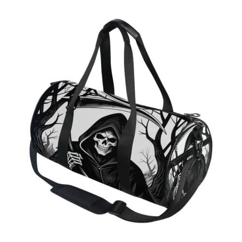 Bolsa de gimnasio ligera con bolsillo interior y compartimento amplio de lona