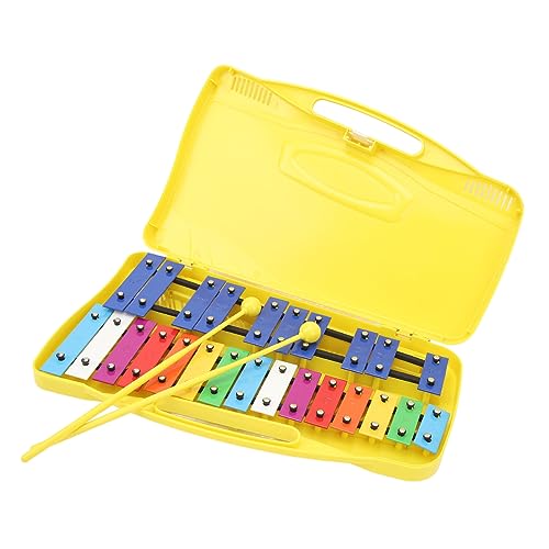 Hamwesh Xilofono Professionale, 25 Note Glockenspiel con Custodia e 2