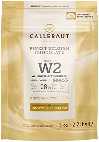 Recipe No. W2 Finest Belgian White Chocolate 1kg Bag