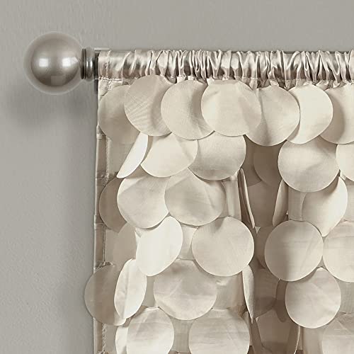 Lush Decor Gigi Window Curtain Valance, 14" Long X 70" Wide, Wheat #TOP4
