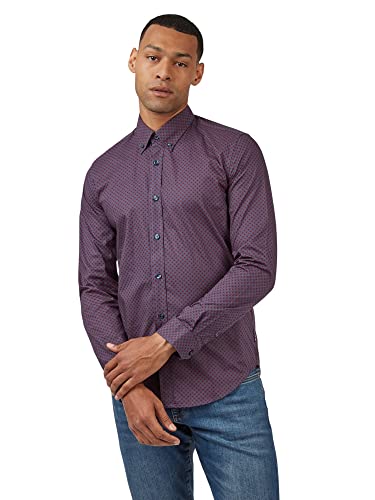 Ben Sherman Hemd Micro Geo Print