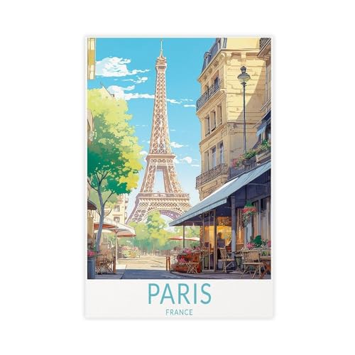 Poster sur toile Paris3 habillez un mur vide avec cette décoration murale salon 60x90