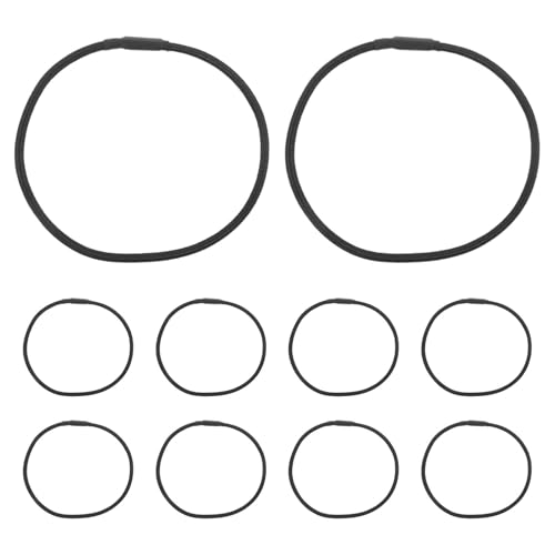 ULDIGI 10Pcs Rubber Bands for Microphone Shock Mount Noise Reduction Elastic Bands Compatible with Desk and Table Mic Stands for Audio Recording