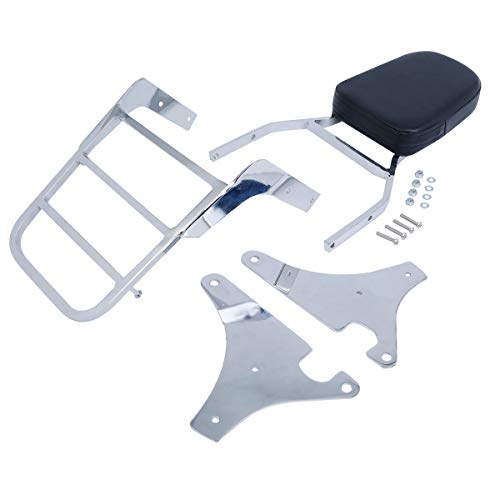 Tcmt Backrest Sissy Bar + Luggage Rack Fits For Kawasaki Vulcan Vn400 800 95-12 #TOP3