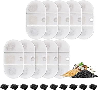 10 Pack Cat Water Fountain Filter for Petlibro