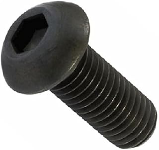 6mm High Tensile Bolts M6 x 20mm (20 Pack) Black (10.9 H/T) Socket Button / Dome Allen Key Head Bolt/Screws Free UK Delivery