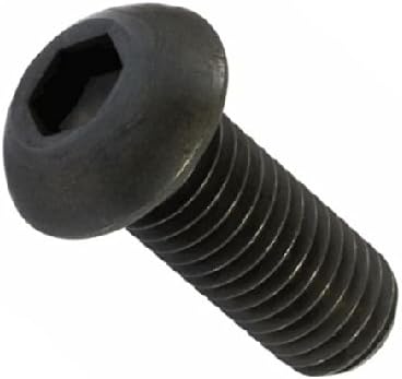 6mm High Tensile Bolts M6 x 10mm (20 Pack) Black (10.9 H/T) Socket Button / Dome Allen Key Head Bolt/Screws Free UK Delivery