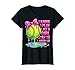 I Know I Play Like A Girl Try to Keep Up Softball Girl Drip T-Shirt