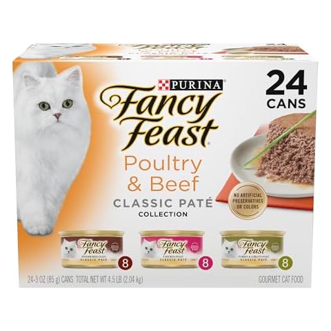 Purina Fancy Feast Grain Free Pate Wet Cat Food Variety Pack Cover