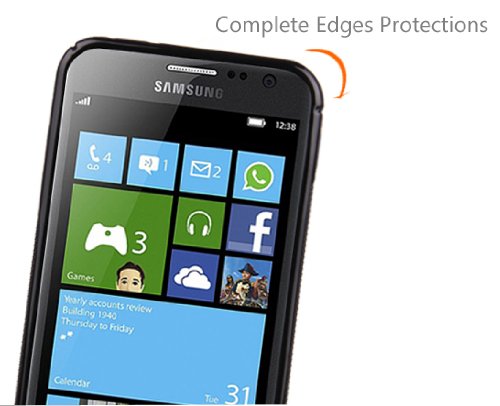 Jkase Quality Samsung I8750 Ativ S Streamline Tpu Case Cover - Retail Packaging - Grey #TOP4