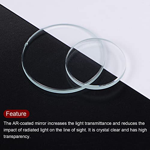 HARFINGTON 3pcs AR-Coating Watch Lens 33mmx2.8mm Round Flat Mineral Watch Crystal Glass - Image 5