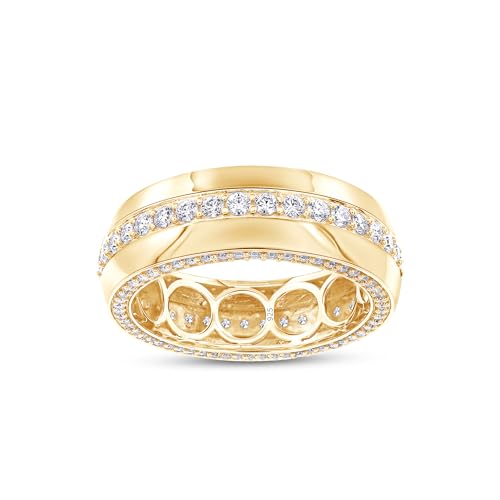 Eternity Wedding Band for Men Lab Grown Diamond 1.50 CT in 925Y,10