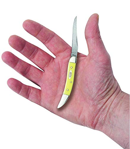 image for Case WR XX Pocket Knife Yellow Synthetic Small Texas Toothpick Cv Item