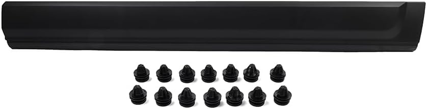 Bacar Car Front Right Side Door Panel Molding Trim Cladding Strip ABS Black For Discovery 3/LR3 2005-2009