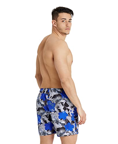 Arena Men Beach Boxer Allover, Neon Blue Multi, XL - Image 2