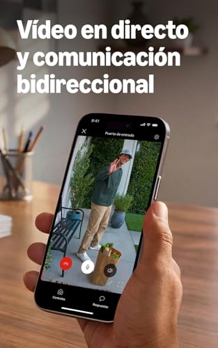 Miniatura 5 de Ring Videotimbre cableado (Wired Video Doorbell) (última gen.), Timbre con cámara, Retinal 2K, zoom mejorado de hasta 6 aumentos, Prueba gratuita de 30 días del plan de suscripción a Ring