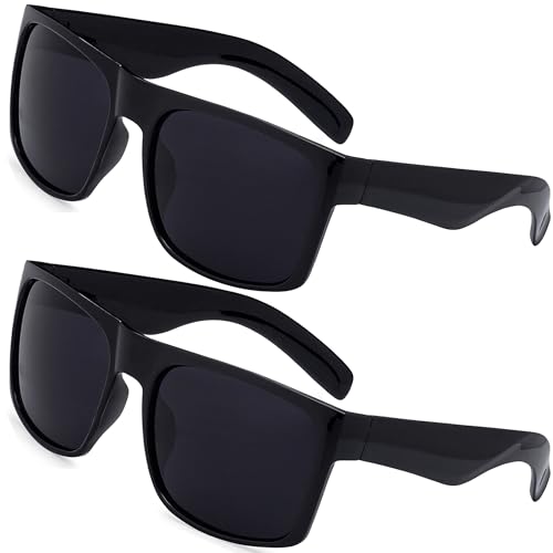 grinderPUNCH 2 Pack XL Polarized Men's Big Wide Frame Sunglasses - Large Head Fit (2 Pack Black) grinderPUNCH 2 Pack XL Polarized Men's Big Wide Frame Sunglasses - Large Head Fit (2 Pack Black)