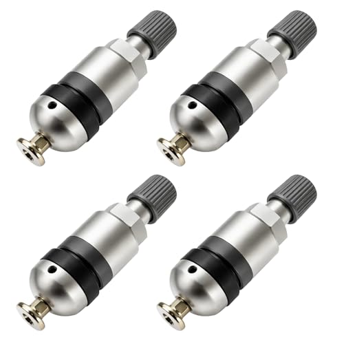Image of 4 Pack Automotive TPMS Tyre Pressure Sensor Valve Stem 36106798872, TPMS Valve Stem Replacements for BMW/Porsche/Audi - Leak-Proof Alert, Accurate Monitoring