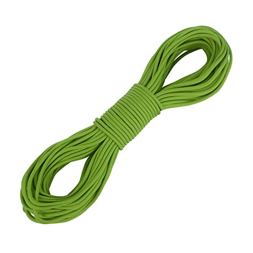 Image of 550 para Cord Parachute Survival Cord Rope Spec Type III 7 Strand Paracord Rope, Military Grade Nylon 4mm Diameter (Parrot Green, 20)