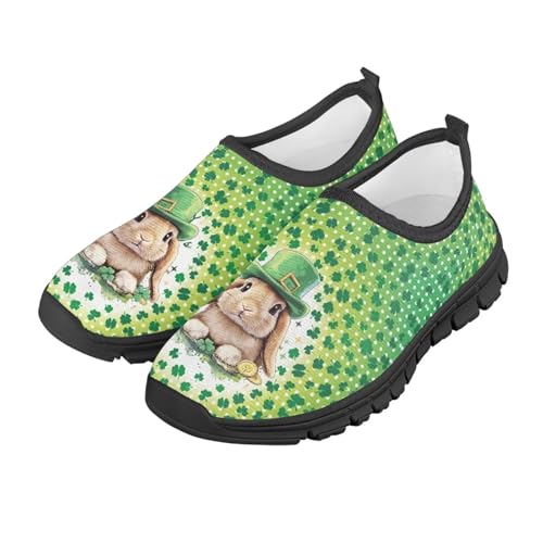 Girls Slip On Shoes Little Kids Athletic Shoes St. Patrick's Day Shoes