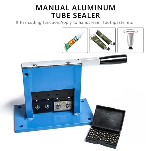 Machine à sceller manuelle de tubes en aluminium de 52 mm avec dateur - 3
