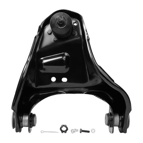 Image of Detroit Axle - 8pc Front End Control Arms Kit for Chevy Blazer S10 GMC Jimmy Sonoma Isuzu Hombre, 2 Upper Control Arms Ball Joint 2 Outer Tie Rods 2 Lower Ball Joints 2 Adjusting Sleeves Replacement