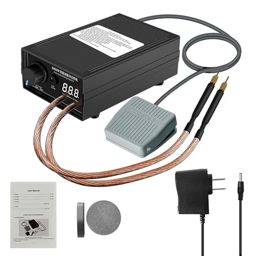 Image of Spot Welder, 8000W Portable Spot Welder Machine DIY Kit, 18650 Battery Pack Welding Tools, High Power Handheld Spot with Nickel Strip Spot Welding Pen (Shoe-style version)