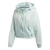 adidas nylon jacke damen Bund mit weitenregulierbarem Gummizug