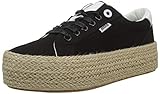  MTNG Attitude 69492, Zapatillas Mujer, Negro (Canvas3 Negro/Action PU Blanco C46177), 40 EU