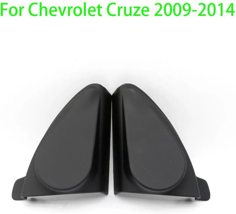 Car Front Door Trumpet Tweeter Speaker Cover 2PCS / Fit for Chevrolet Cruze 2009-2014 Car Tweeter Refitting Audio Door Angle Gum Speaker Cover Boxes Mounts