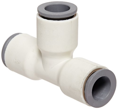 Legris 6304 60 00WP2 LIQUIfit Push-to-Connect Fitting, Union Tee, 3/8