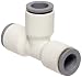 Legris 6304 60 00WP2 LIQUIfit Push-to-Connect Fitting, Union Tee, 3/8" Tube OD