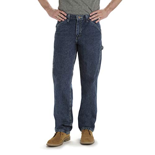 Lee Men's Big-Tall Custom Fit Carpenter Jean, Original Stone, 44W x 29L