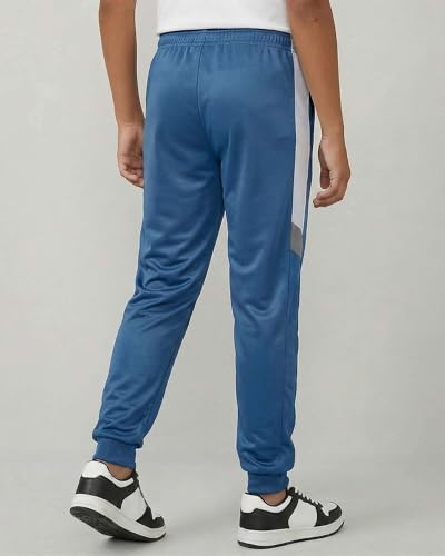 Image of Real Essentials 3 Pack: Boys' Athletic Jogger Sweatpants - Kids Teens Youth Active Sports Pants with Pockets (Sizes 5-18)