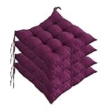 ❤ TISSUS DE HAUTE QUALITÉ:lin épais,résistant à l’usure et aux décolorations.Forme carrée,élastique et doux au toucher.