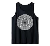 Aztec Calendar Maya Sun Stone Carving Mexican Art