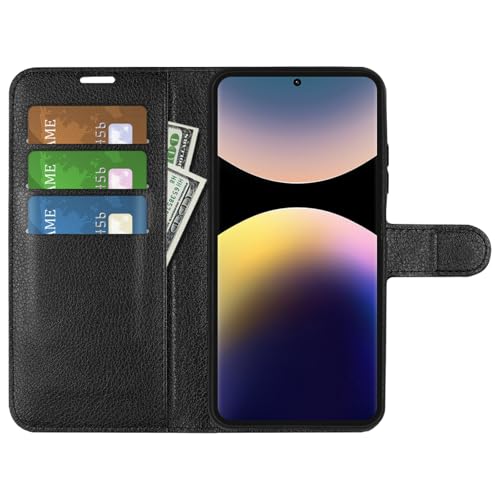 Protection Redmi Note 14 Pro 4G avec clapet rabattable et porte-carte