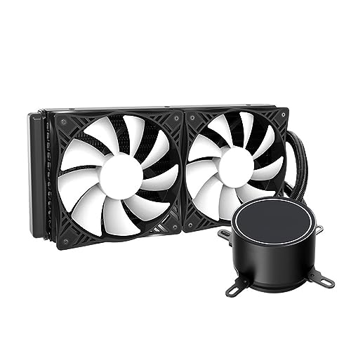 Refroidissement liquide CPU 240 Pro blanc GI-CL240VC silencieux pour socket 1700 et AM4 - 4