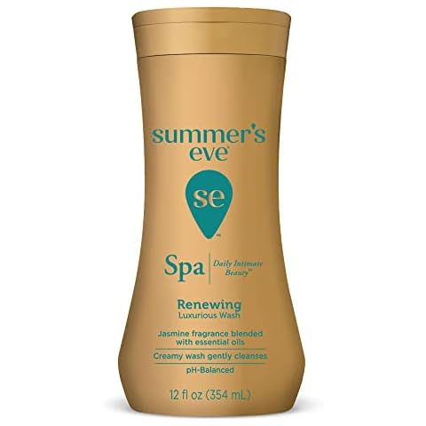 Summer's Eve Spa Renewing Jasmine Feminine Wash, pH balanced, 12 oz. Bottle Cover