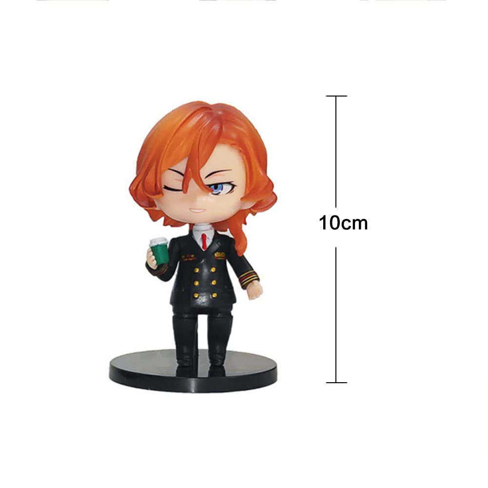 Bungo Stray Dogs Figure Osamu Dazai/Nakajima Atsushi Q Version Figure Set Nakahara Chuuya Doll Toys Ornament Decoration - Image 2