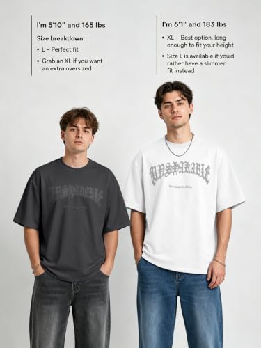 Image of EMMIOL Mens Y2k Baggy Shirts Graphic Tees Oversized Crew Neck Short Sleeve Streetwear Tshirts Summer Tops 2026