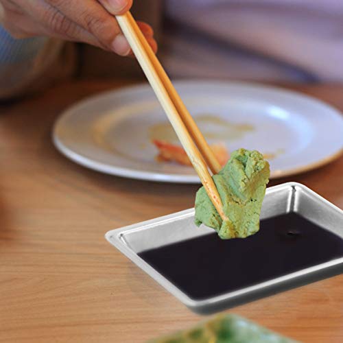 Hemoton 100Pcs Disposable Sauce Dishes Seasoning Dishes Sushi Dipping Bowl Saucers Bowl Mini Appetizer Plates #TOP7