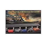Justification for Higher Education Classic Supercars Funny Cool Wall Decor Art Print Poster Wall Art Paintings Canvas Wall Decor Home Decor Living Room Decor Aesthetic 12x18inch(30x45cm) Unframe-sty