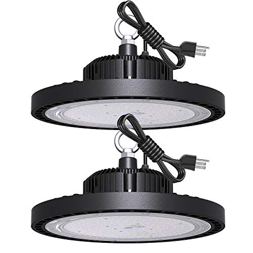 40% Off Discount VCMAG 2 Pcs UFO LED High Bay Light, 150W, 21000 LM, 5000K Daylight, IP65 Waterproof, Commercial Warehouse/Workshop/Wet Location Area Lighting Fixture, Non-Dim, 5ft Cable with US Plug 40% Off Discount VCMAG 2 Pcs UFO LED High Bay Light, 150W, 21000 LM, 5000K Daylight, IP65 Waterproof, Commercial Warehouse/Workshop/Wet Location Area Lighting Fixture, Non-Dim, 5ft Cable with US Plug