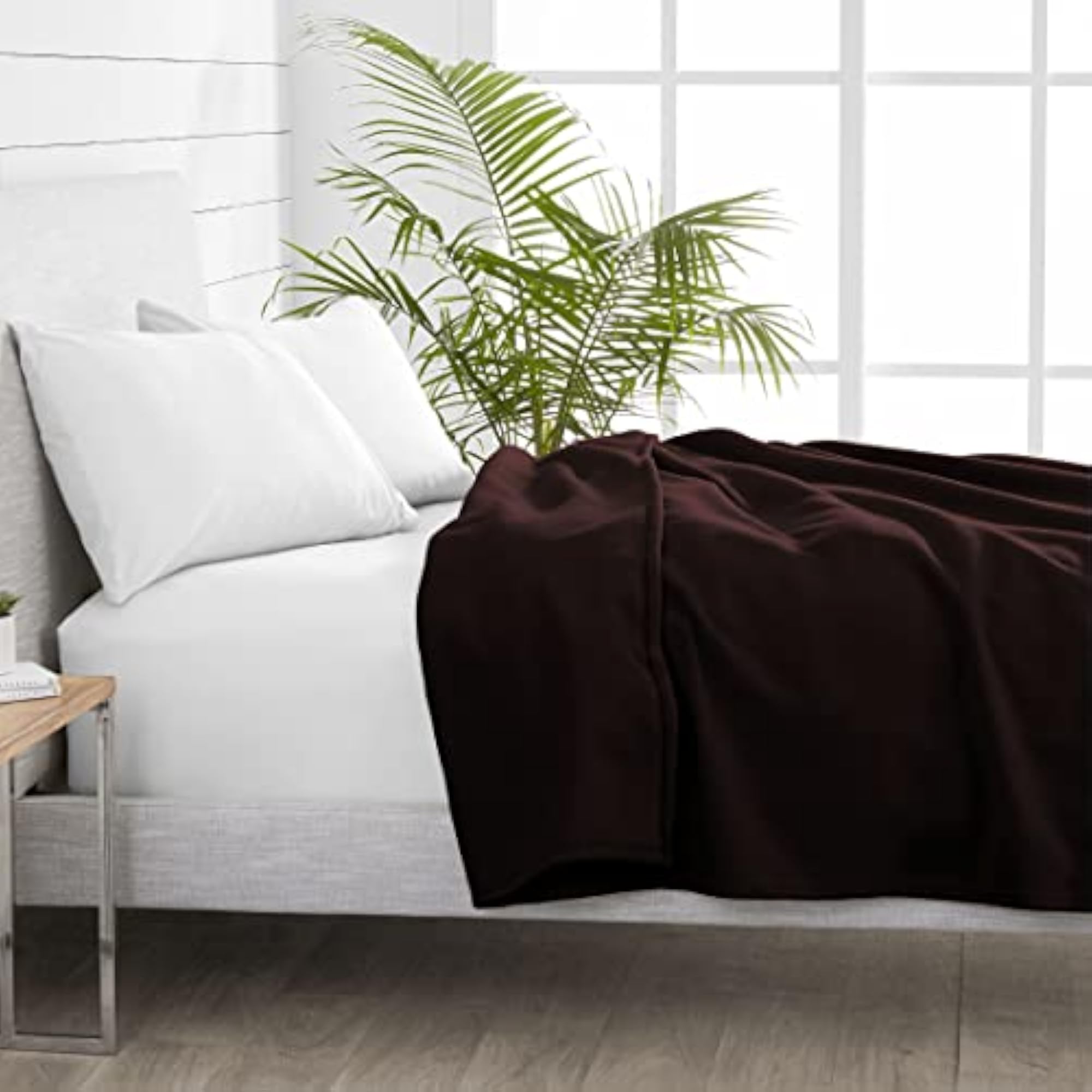 Plain Polar Fleece Heavy Weight Single Bed Blanket