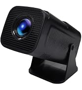 Projector with WIFI 6 and Bluetooth, Full HD Portable Outdoor Movie Projector, Compatible with TV...