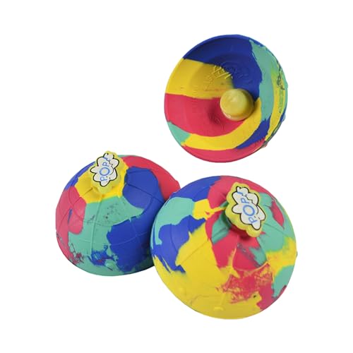 PLLKAB 3Pcs fidget Bouncing Bowl Fidget Toys, Creative Camouflage Bounce Bowl, Rubber Novelty Cool Spinning Toy