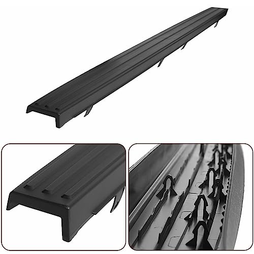 GMLFO Tailgate Moulding Trim Top Protector Cover Trunk Plastic Rear Upper Bike0256 for Ford for F150 2009-2014 1pc Black 9L3Z9940602AA 926-579 LZY1791