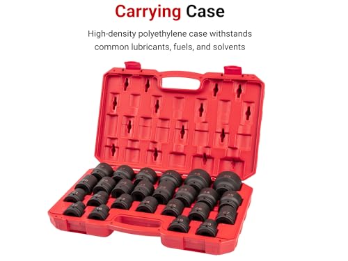 Image of TEKTON 3 /4 Inch Drive Impact Socket Set, 25-Piece | SID93313